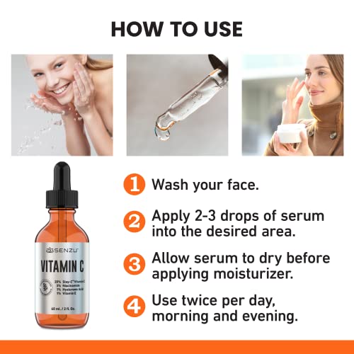 Powerful Anti Aging Vitamin C Serum, 60ml / 2oz