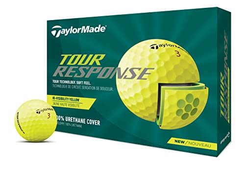 TaylorMade 2022 VIP Tour Response Yellow Golf Balls