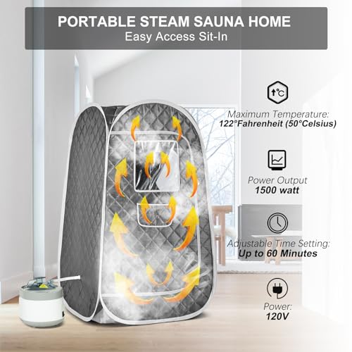 Full Body Portable Steam Sauna Spa for VIPs
