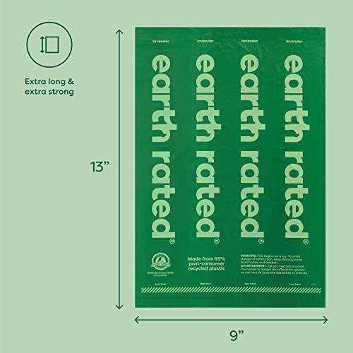 Earth Rated Dog Poop Bag Holder with 900 Bags