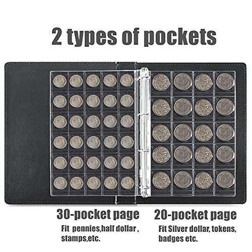 VIP Coin and Currency Collection Album - 190 Pockets