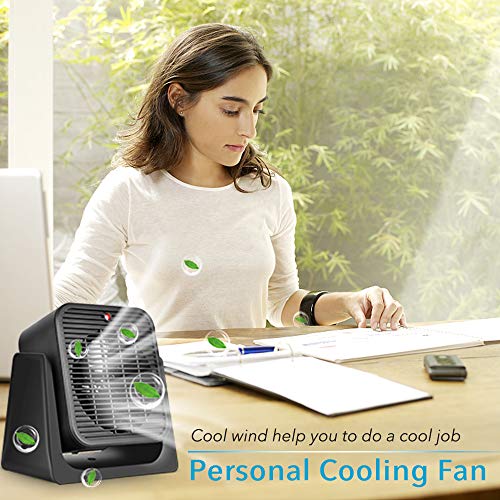 Personal Space Heater & Cooler Combo for Office and Home