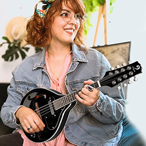 Vangoa Mandolin Acoustic Electric A Style Mahogany