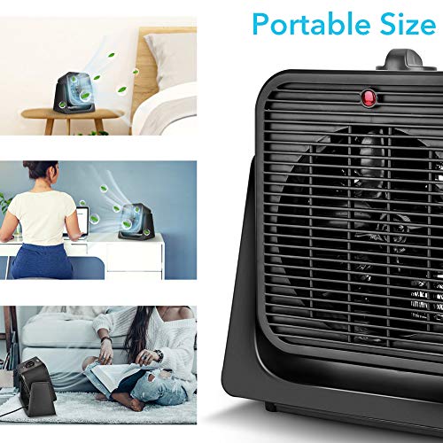 Personal Space Heater & Cooler Combo for Office and Home
