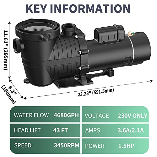 VIP Pool Pump for In/Above Ground Pools