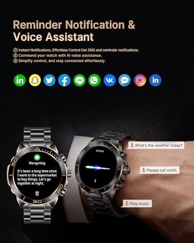 SOUYIE VIP Men's Smart Watch with Fitness Tracker