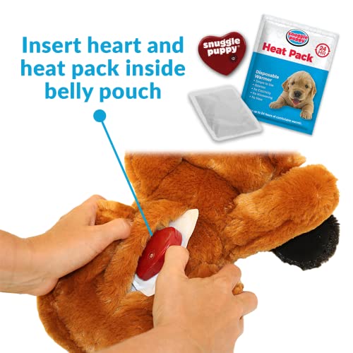 Gold Snuggle Puppy Heartbeat Toy for Dog Anxiety relief