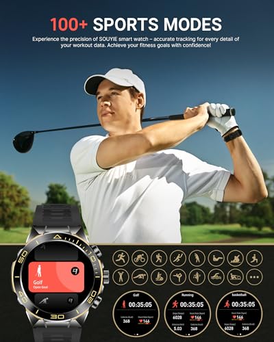 SOUYIE VIP Men's Smart Watch with Fitness Tracker