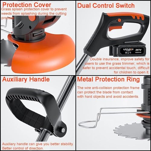 VIP Electric Weed Wacker Cordless String Trimmer Bundle