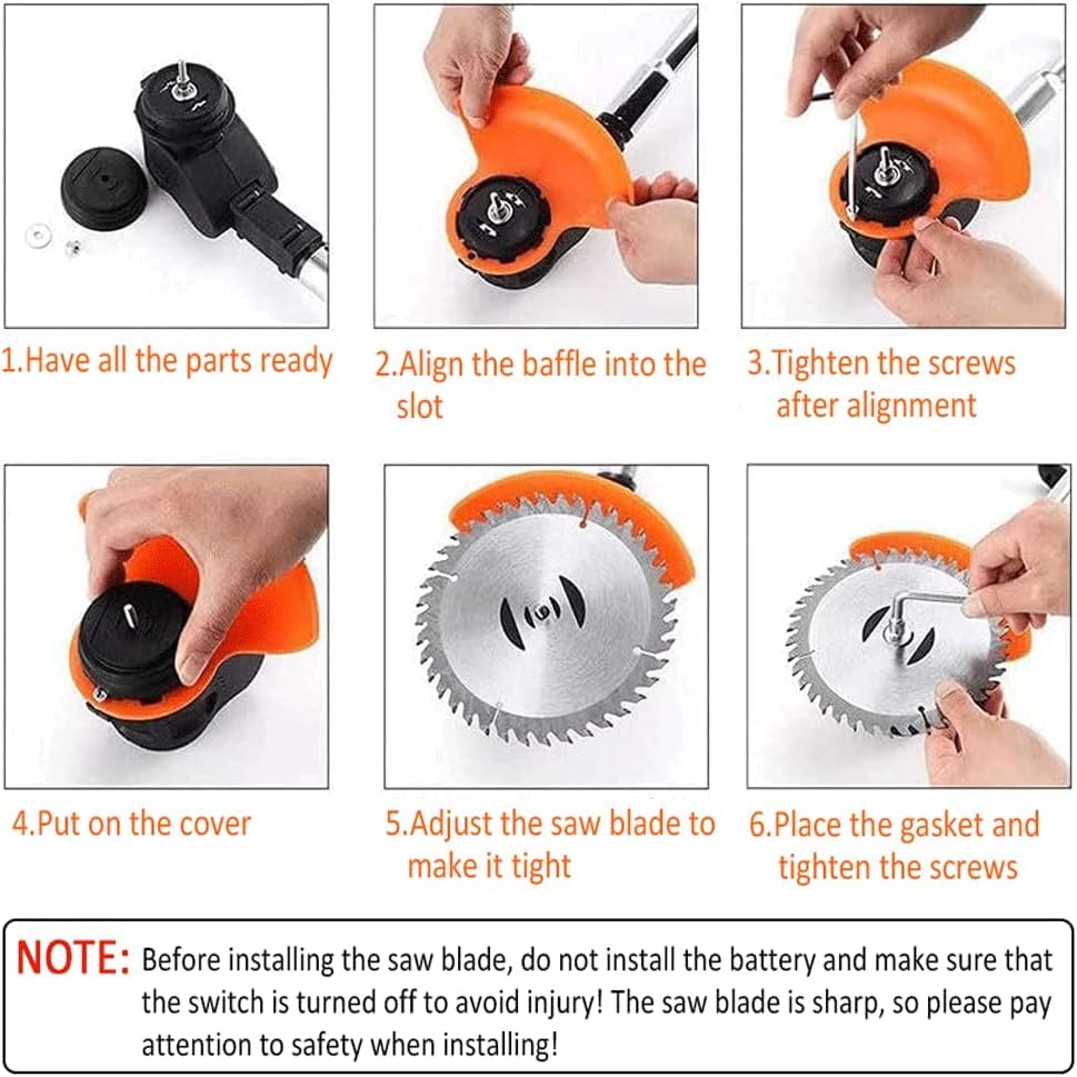 VIP Electric Weed Wacker Cordless String Trimmer Bundle