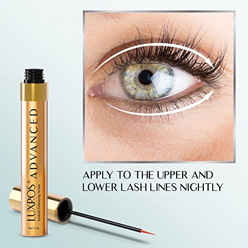 LUXROS Eyelash Enhancer Serum for Longer Healthier Lashes