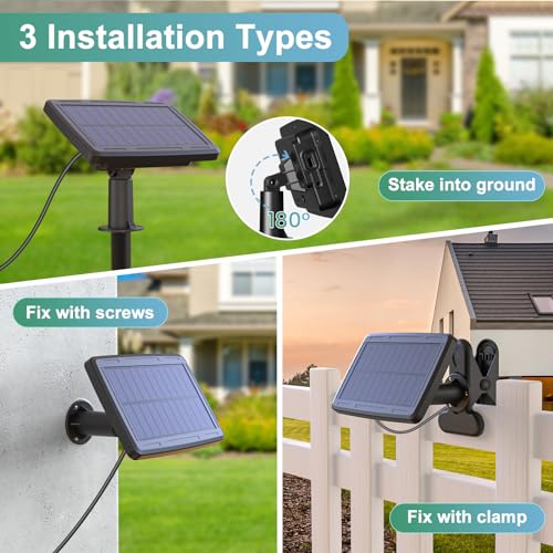 VIP Solar String Lights with Remote Control, Waterproof