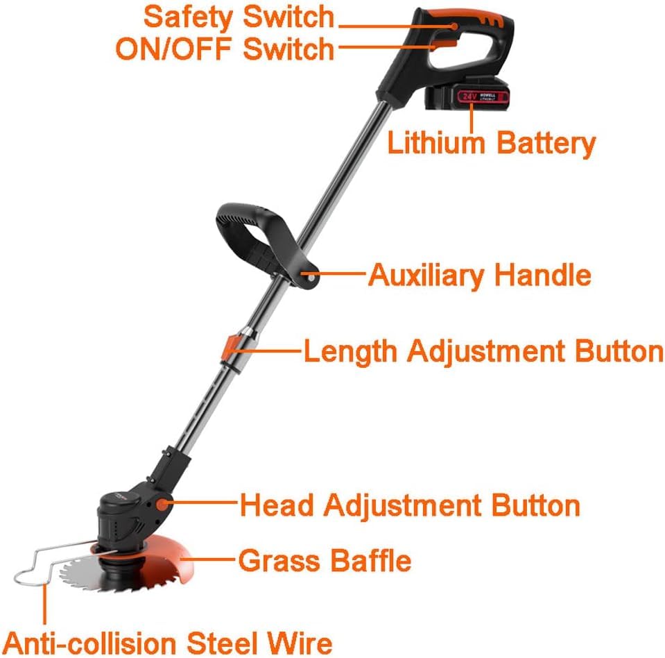 VIP Electric Weed Wacker Cordless String Trimmer Bundle