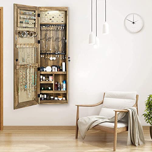 SRIWATANA VIP Jewelry Organizer with Full Length Mirror
