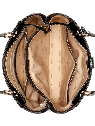 GUESS Women's Adi Small Tote, Black, VIP Shopping