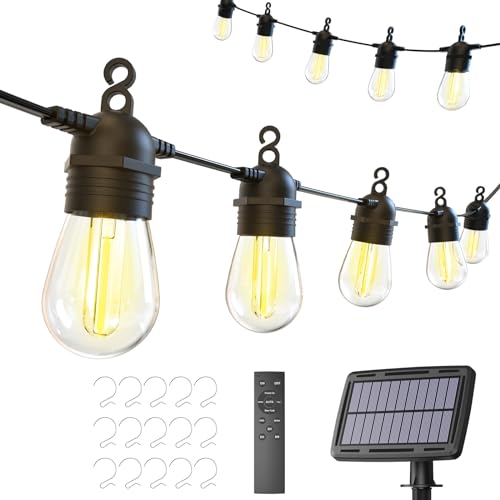 VIP Solar String Lights with Remote Control, Waterproof