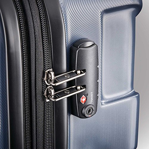 Samsonite Centric Expandable Luggage with Spinner Wheels, Blue Slate