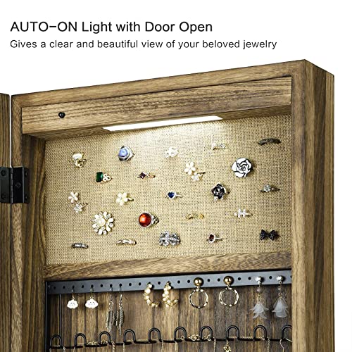 SRIWATANA VIP Jewelry Organizer with Full Length Mirror