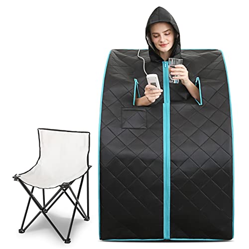 VIP Portable Far Infrared Sauna with Accessories Green