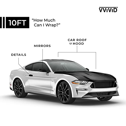 VViViD Matte Black Car Wrap for VIP-style Upgrades