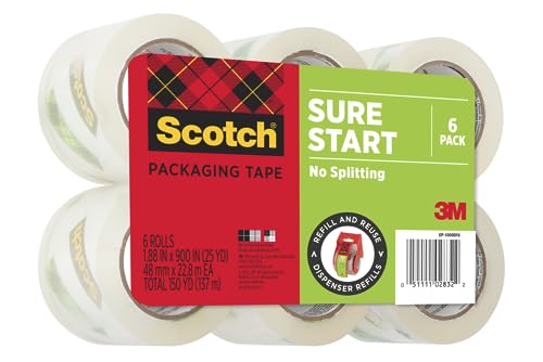 VIP Pack: Scotch Sure Start Tape, 6-Pack