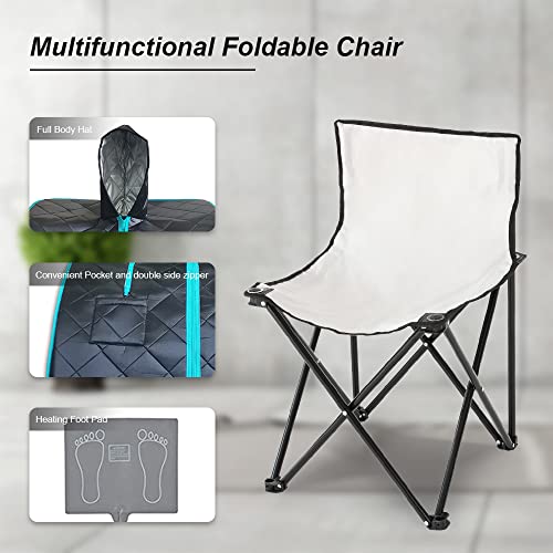 VIP Portable Far Infrared Sauna with Accessories Green