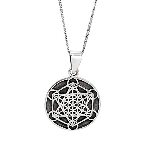 Metatron's Cube Pendant Necklace - Boho Sacred Geometry