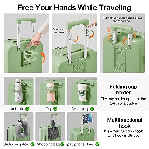 VIP Travel Luggage with Spinner Wheels and USB Charging