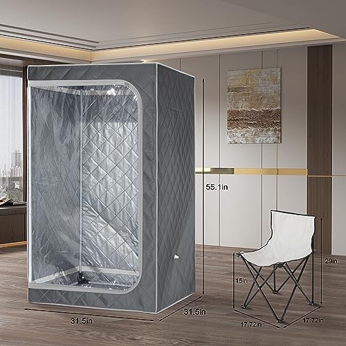 ZONEMEL Full Size Portable Steam Sauna Kit, 4L 1500W