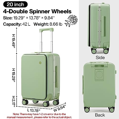 VIP Travel Luggage with Spinner Wheels and USB Charging