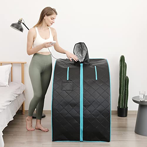 VIP Portable Far Infrared Sauna with Accessories Green