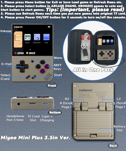 Miyoo Mini Plus Retro Handheld Game Console VIP