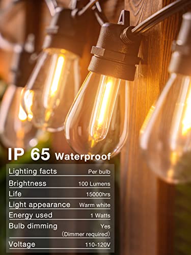 VIP Outdoor String Lights with Shatterproof Bulbs