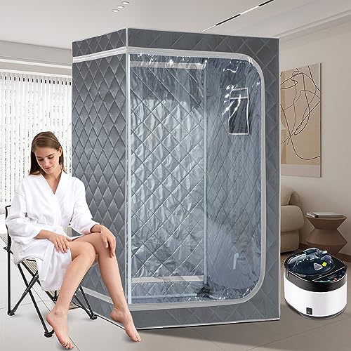 ZONEMEL Full Size Portable Steam Sauna Kit, 4L 1500W