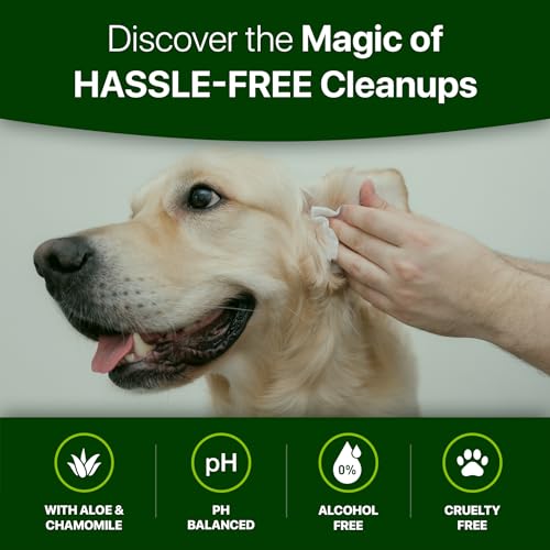 Plant-Based Green Paws Orchid Scented Grooming Wipes (400 Count)