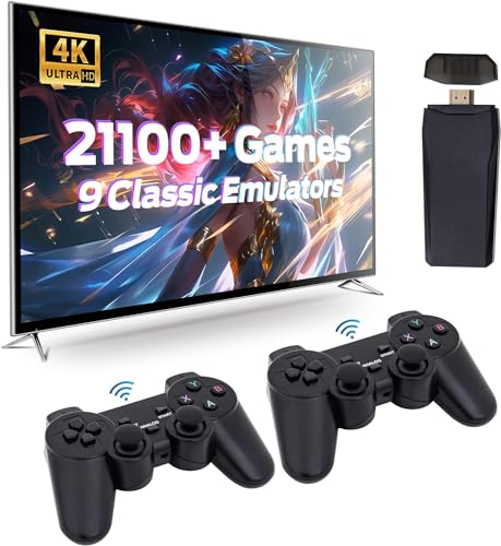 Wireless Retro Game Console with 21100+ Built-in Games