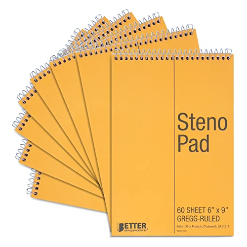 8 Pack of Gregg Rule Steno Pads