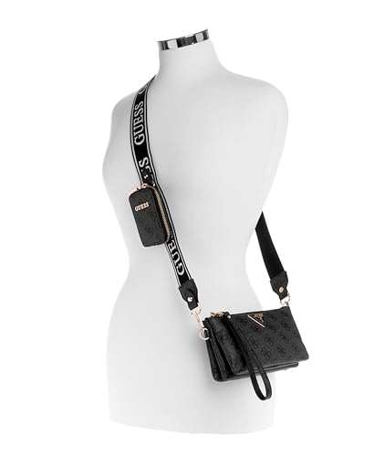 GUESS Women's Latona Mini Triple Compartment Crossbody