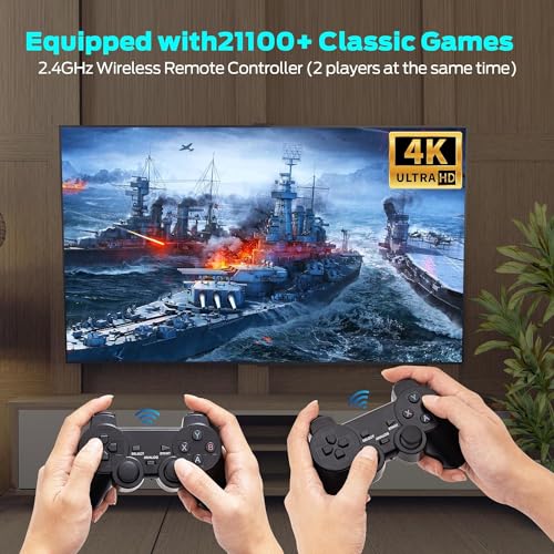 Wireless Retro Game Console with 21100+ Built-in Games