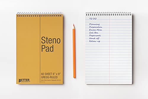 8 Pack of Gregg Rule Steno Pads