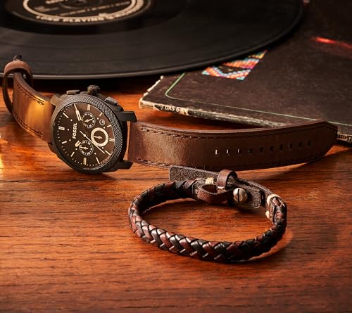 Fossil Men's Stainless Steel Chronograph Watch, Classic Style