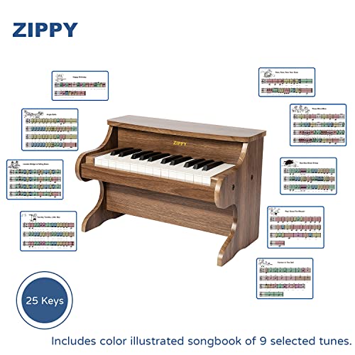 ZIPPY 25-Key Digital Piano Toy for Kids