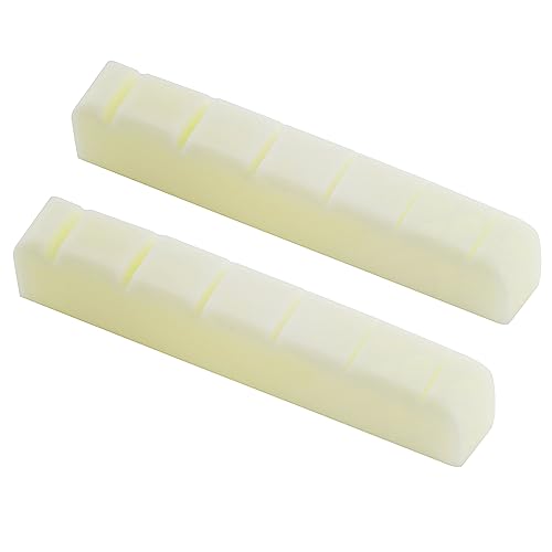 2-Pack Musiclily Pro 42.95mm Guitar Bone Nut Kit