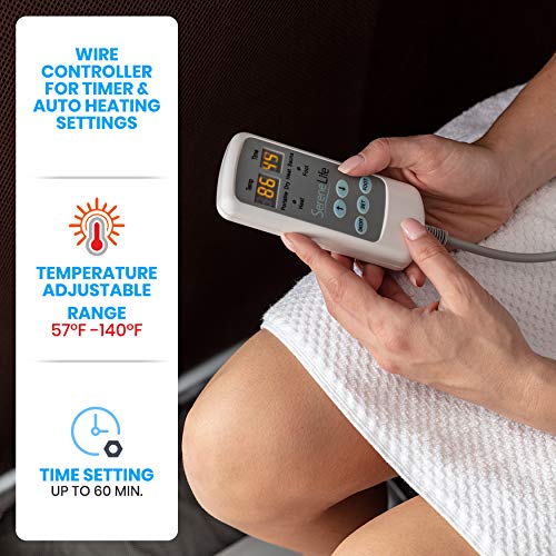 SereneLife Portable Infrared Sauna Box with Remote Control