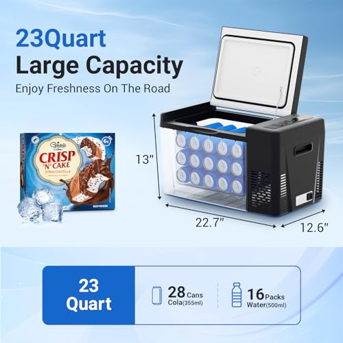 AAOBOSI 23 Quart Portable VIP Refrigerator Cooler