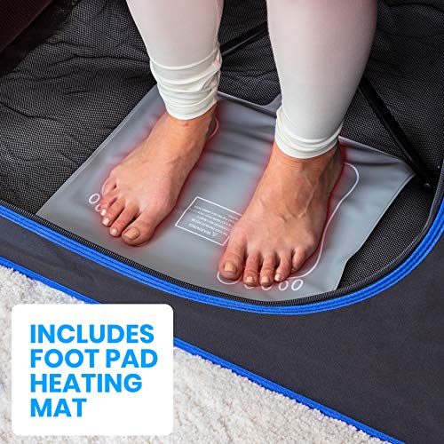 SereneLife Portable Infrared Sauna Box with Remote Control