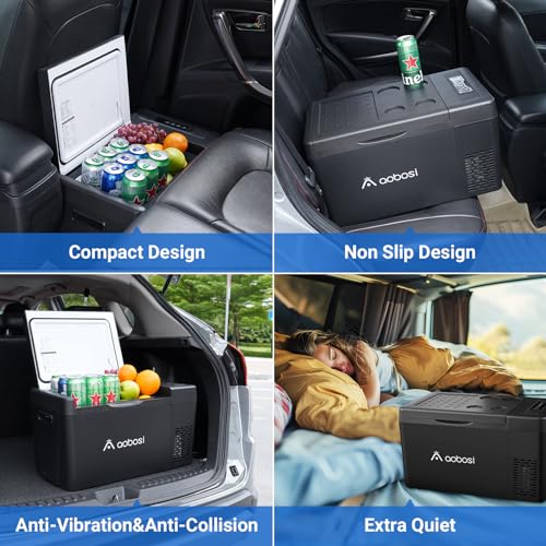AAOBOSI 23 Quart Portable VIP Refrigerator Cooler
