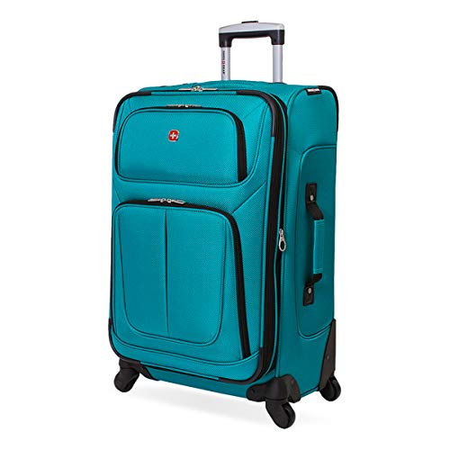 SwissGear VIP Teal Checked Roller Luggage - 25