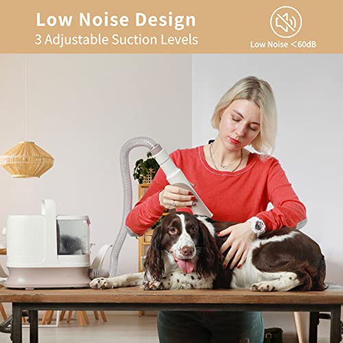 Redroad Dog Grooming Kit with Powerful Suction Vacuum