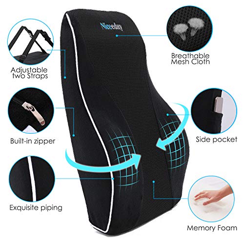 Ergonomic Lumbar Support Pillow for Office and Car